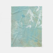 Couverture Polaire Oiseaux blancs volant par le ciel bleu (Devant)