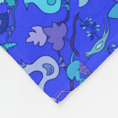 Couverture Polaire Oiseaux bleus (Coin)