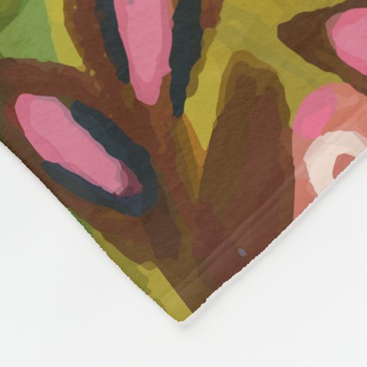 Couverture Polaire Oiseaux dans le jardin (Coin)