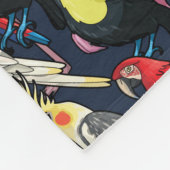Couverture Polaire Oiseaux exotiques (Coin)