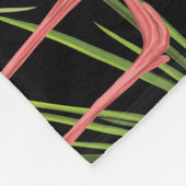 Couverture Polaire Oiseaux Plante tropicaux Illustration colorée (Coin)