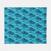Couverture Polaire Oiseaux tropicaux (Devant (Horizontal))