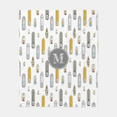 Couverture Polaire oiseaux vue bateaux bateaux sur la rivière N'impor (Devant)