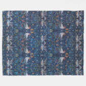 Couverture Polaire Oiseaux, William Morris (Devant (Horizontal))