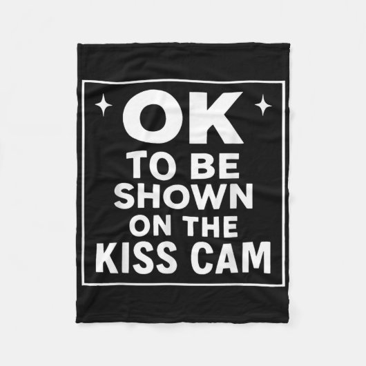 Couverture Polaire Ok À Montrer Sur Le Baiser Cam (Devant)