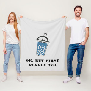 Couverture Polaire Ok Mais Premier Tea Buble Personnalisé