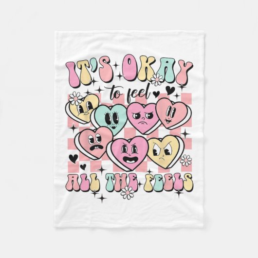 Couverture Polaire Ok Pour Sentir Tous Les Sentiments Scolaire Consei (Devant)
