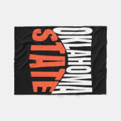 Couverture Polaire Oklahoma State  (Devant (Horizontal))