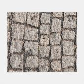 Couverture Polaire Old cobble stone pattern at the streetabstract,anc (Devant (Horizontal))