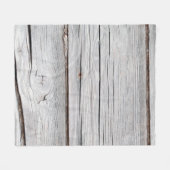 Couverture Polaire Old grey wooden plank wall textureabstract,backgro (Devant (Horizontal))
