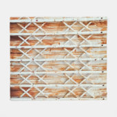 Couverture Polaire Old iron door panels are rusted. abstract,antique, (Devant (Horizontal))