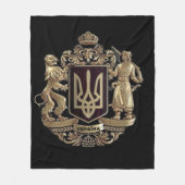 Couverture Polaire Olena Zelenska Ukraine Crest (Devant)
