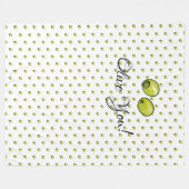 Couverture Polaire Olive (Devant (Horizontal))