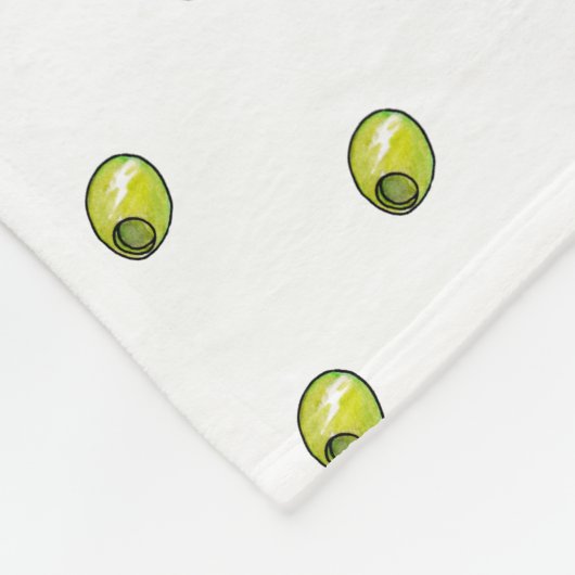 Couverture Polaire Olive (Coin)