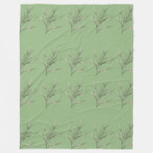 Couverture Polaire Olive Breeze (Devant)
