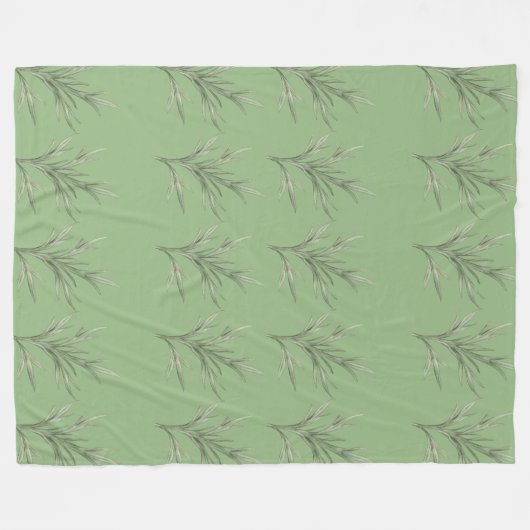Couverture Polaire Olive Breeze (Devant (Horizontal))