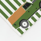 Couverture Polaire Olive Green Série 3 Land Rover (Coin)