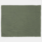 Couverture Polaire Olive Pinstripes (Devant (Horizontal))