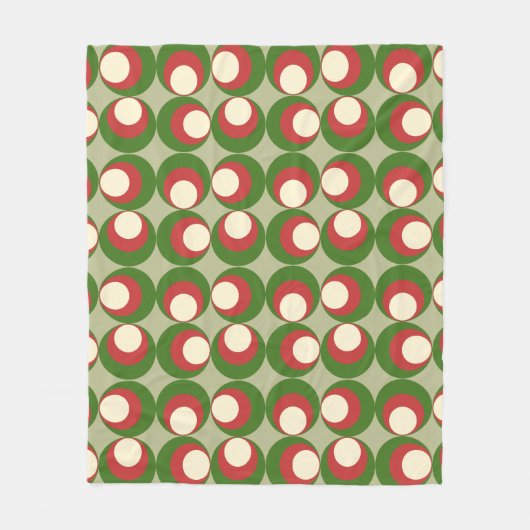 Couverture Polaire Olives de Noël (Devant)