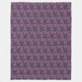 Couverture Polaire Olivia, Votre nom Fleece Blanket (Devant)