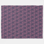 Couverture Polaire Olivia, Votre nom Fleece Blanket (Devant (Horizontal))