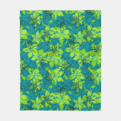 Couverture Polaire Olowalu Hibiscus Hawaiian Camo Aloha Chemise Impri (Devant)