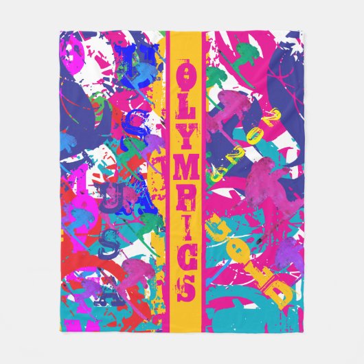 COUVERTURE POLAIRE OLYMPIC SKIING (Devant)