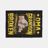 Couverture Polaire Oma And Grandson A Bond That Can't Be Broken Shirt (Devant (Horizontal))