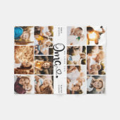 Couverture Polaire Oma We Lots Hearts Modern Photo Collage (Devant (Horizontal))