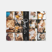 Couverture Polaire Oma We Lots Hearts Modern Photo Collage Fleece (Devant (Horizontal))