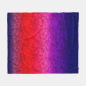 Couverture Polaire Ombre bleu-rouge (Devant (Horizontal))