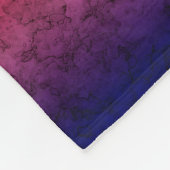 Couverture Polaire Ombre bleu-rouge (Coin)