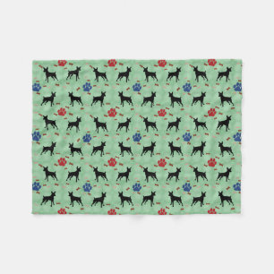Couverture Polaire Ombre de Pinscher miniature
