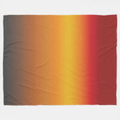 Couverture Polaire Ombre jaune rouge orange rouge vibrant (Devant (Horizontal))