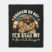 Couverture Polaire ombre ou pas c'est toujours mon anniversaire (Devant)