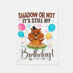 Couverture Polaire Ombre ou pas c'est toujours mon anniversaire Jour