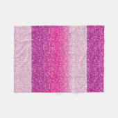 Couverture Polaire Ombre rose scintillant (Devant (Horizontal))