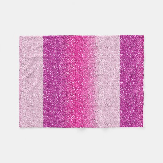 Couverture Polaire Ombre rose scintillant (Devant (Horizontal))