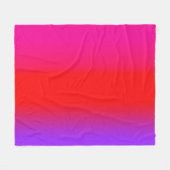 Couverture Polaire Ombre rouge violet magenta Festive (Devant (Horizontal))