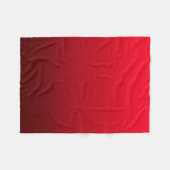 Couverture Polaire Ombre se fanent rouge de | (Devant (Horizontal))