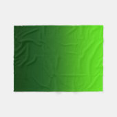 Couverture Polaire Ombre se fanent vert de | (Devant (Horizontal))