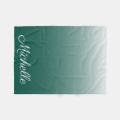Couverture Polaire ombre vert (Devant (Horizontal))