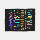 Couverture Polaire Omg C'est les 30 ans de ma mère Douce 30 ans (Devant (Horizontal))