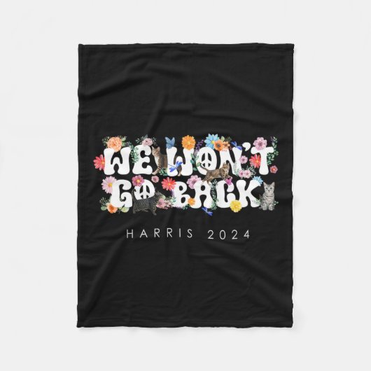 Couverture Polaire On ne reviendra pas Harris 2024 Président Election (Devant)