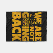 Couverture Polaire On ne va pas voter Kamala Harris Halloween Gh (Devant (Horizontal))