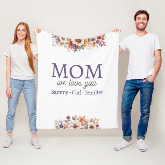 Couverture Polaire On T'Aime Maman (En situation)