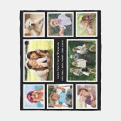 Couverture Polaire Oncle Love You Photo Collage (Devant)