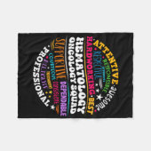 Couverture Polaire Oncology Hematology Nurse Squad Pediatric Hemonc D (Devant (Horizontal))