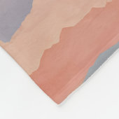 Couverture Polaire Ondes Horizon Doux (Coin)