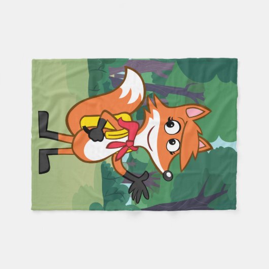 Couverture Polaire Ondulation de Fox de Rick | Scarlett de garde (Devant (Horizontal))